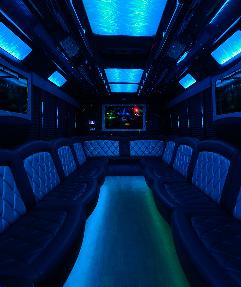 blue led lights