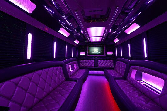 luxury party bus