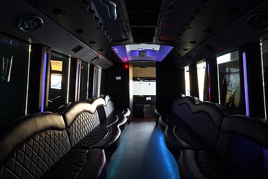 luxury limo bus